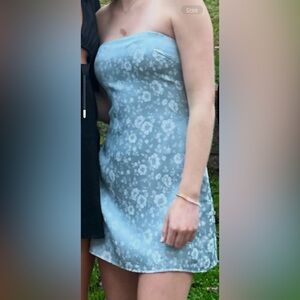 Princess Polly Blue Floral Mini Dress